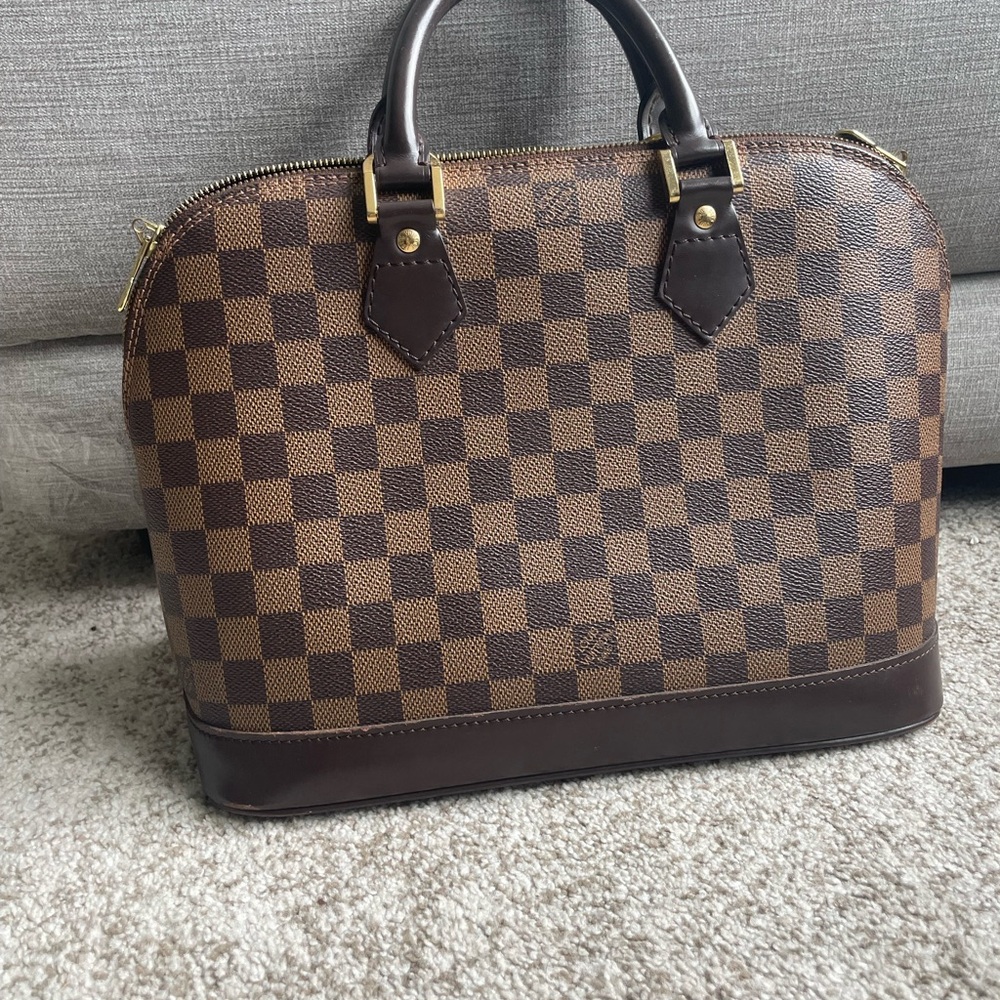 LOUIS VUITTON damier ebenne alma 2003